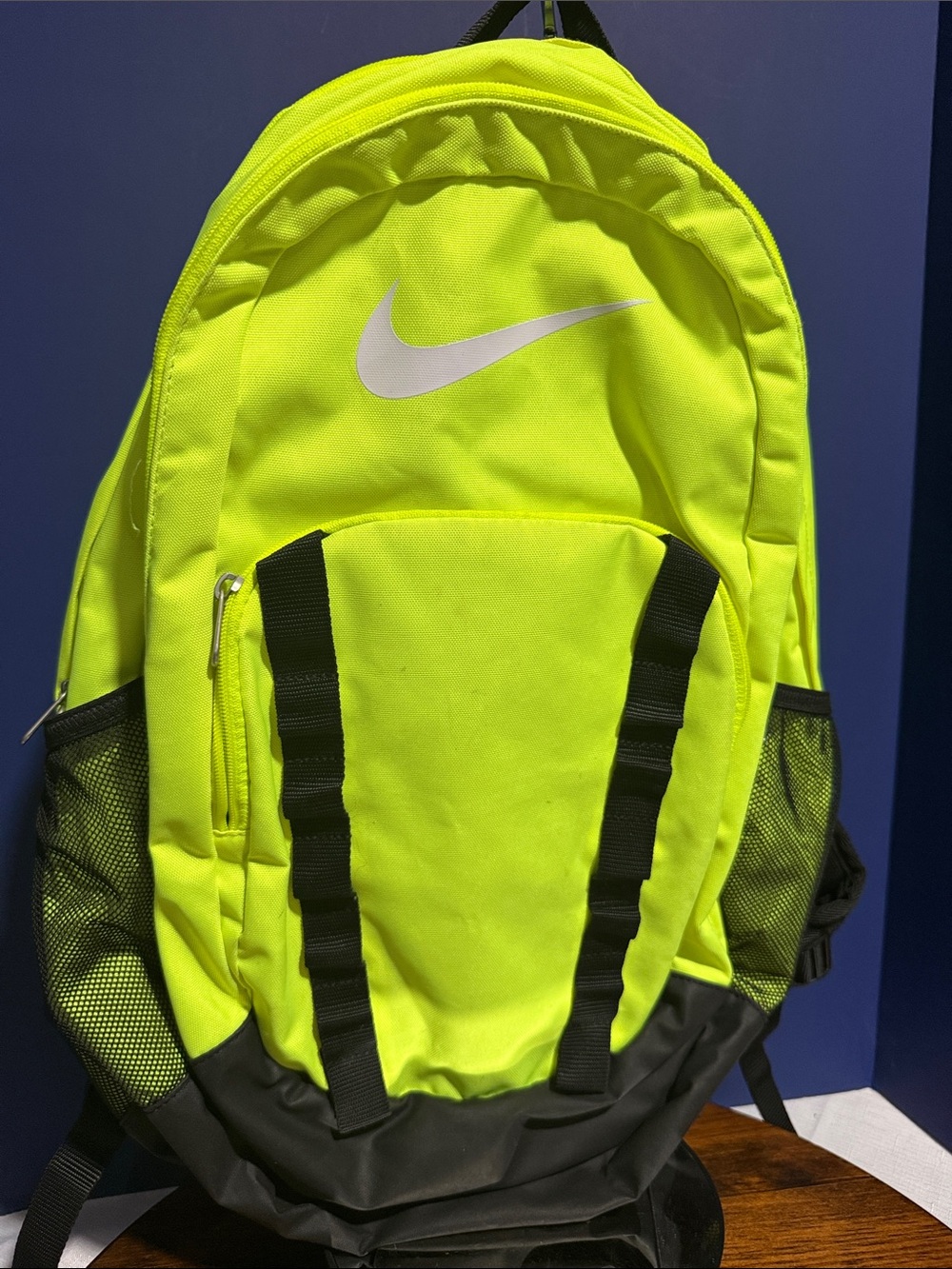 Nike Neon Yellow and Black Men's Backpack